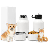 RTS USA warehouse 32oz sublimation Dog/Pet Travel Water Bottle