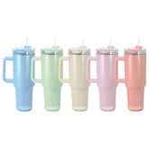 RTS USA Warehouse 40OZ matte colorful sublimation Speaker Tumbler with Handle