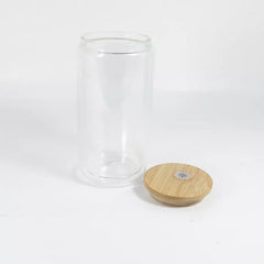 RTS USA warehouse 16oz/25oz double wall snow globe sublimation glass cans/tumblers