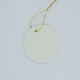 RTS USA warehouse sublimation ceramic ornaments