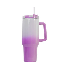 RTS USA warehouse 40OZ gradual change shimmer sublimation tumbler with handle