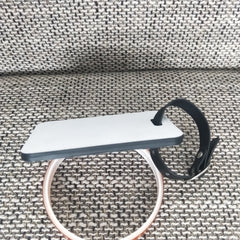 RTS USA warehouse sublimation PU leather luggage tag