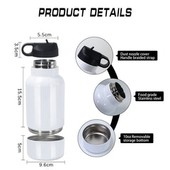 RTS USA warehouse 32oz sublimation Dog/Pet Travel Water Bottle
