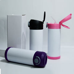 RTS USA Warehouse 24 bottles/case 12oz/350ml Sublimation Straight Kids Bounce Tumbler Mixed Colors