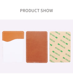 RTS USA Warehouse sublimation PU leather Card holder for Phone
