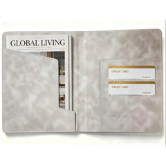 50pack RTS CHINA PU Cover for Sublimation Order Book Double-Sided Blank PU Magazine Holder