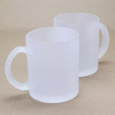 RTS USA warehouse 11oz frosted sublimation glass mugs