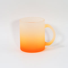 RTS USA warehouse11oz colorful frosted sublimation glass mugs