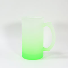 RTS USA warehouse16oz colorful frosted sublimation glass beer mugs