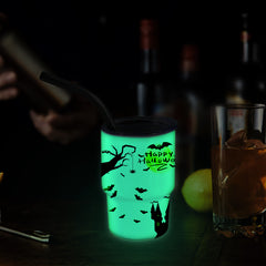 RTS USA Warehouse 3oz white to green glow in the dark sublimation mini tumblers/shot glasses