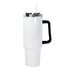 RTS USA warehouse Case of 12 USA warehouse 40OZ white sublimation blanks tumbler with handle