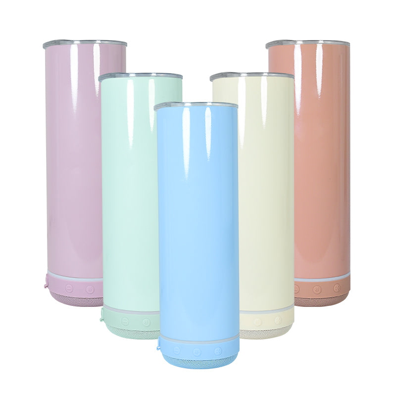 RTS USA Warehouse 18oz colorful sublimation straight speaker tumblers