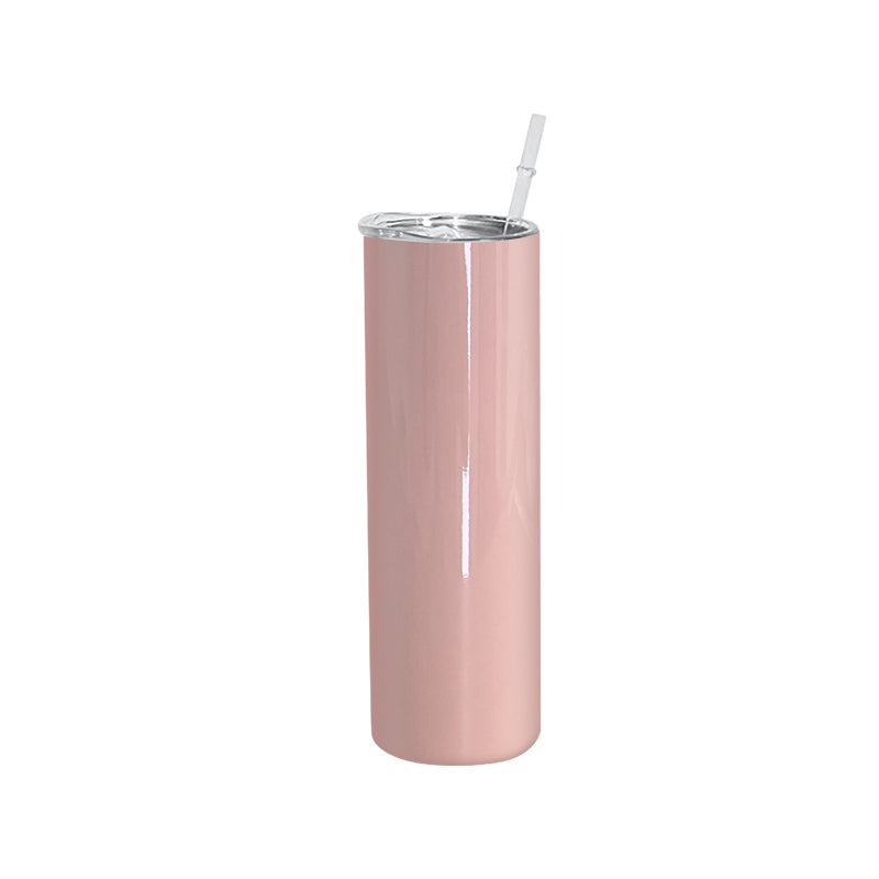 RTS USA warehouse 20oz colorful sublimation blanks straight skinny tumblers