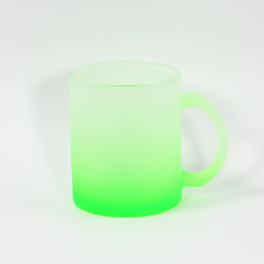 RTS USA warehouse11oz colorful frosted sublimation glass mugs