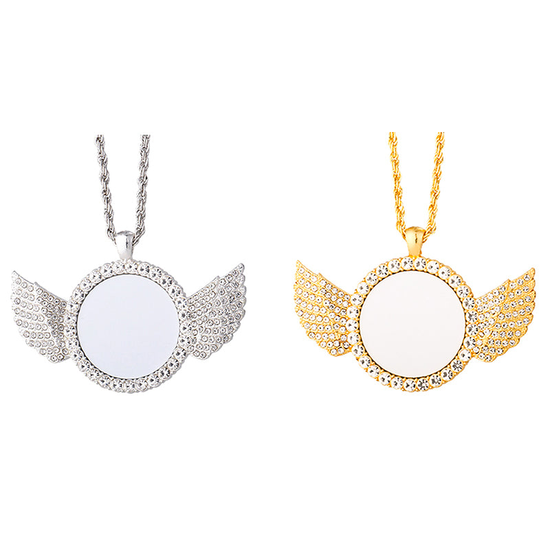 RTS US Warehouse Sublimation KeyChain/Necklace