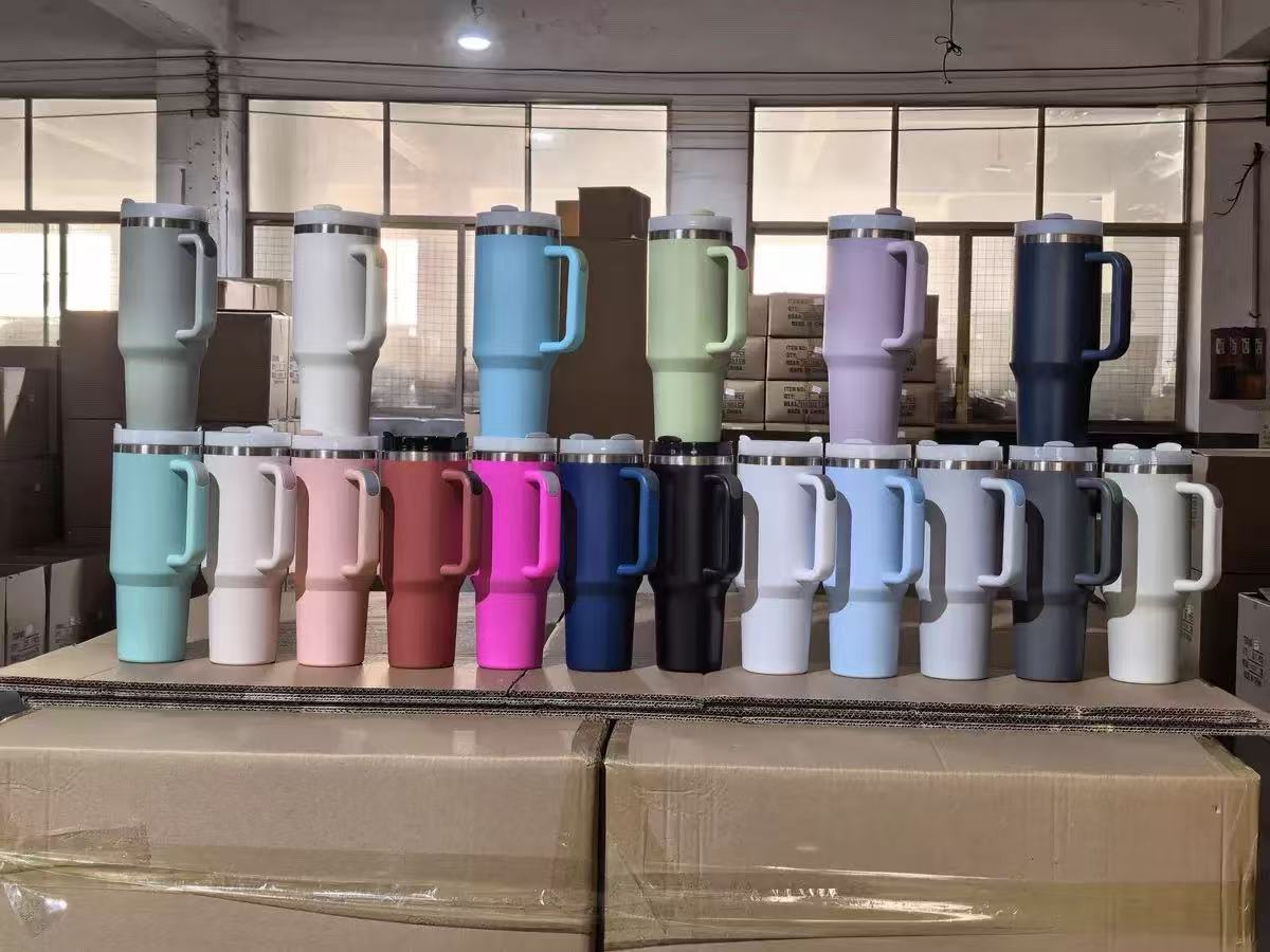 20Pack RTS CHINA 40oz V2.0 Logo and Package Customization Supported 304 Stainless Steel Vacuum Insulation Tumblers with Accessorries