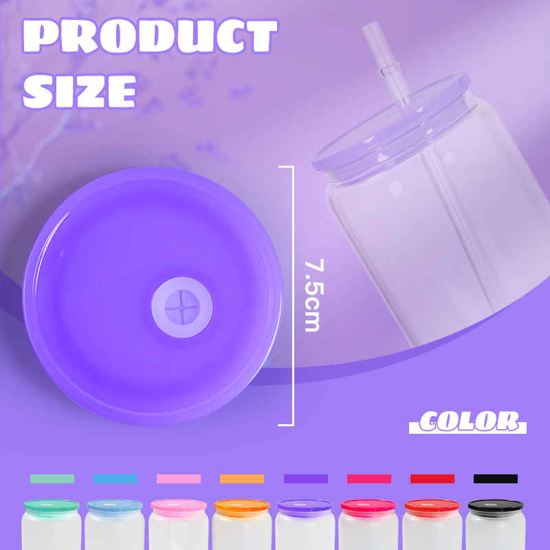 RTS USA Warehouse 80pcs 16oz colorful plastic lids,fit the 16oz glass cups