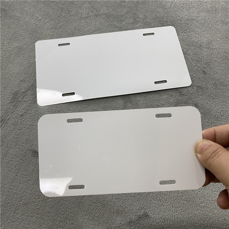 RTS USA Warehouse 11.8 in*5.9 in*0.2 in sublimation aluminum licence plate