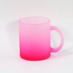 RTS USA warehouse11oz colorful frosted sublimation glass mugs