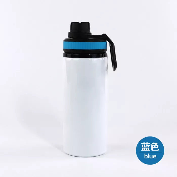 RTS USA warehouse 20oz sublimation aluminium water bottle,mixed colors lids