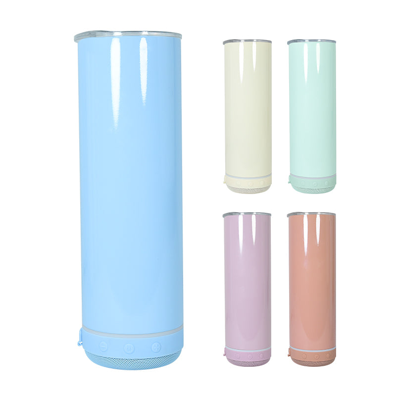 RTS USA Warehouse 18oz colorful sublimation straight speaker tumblers