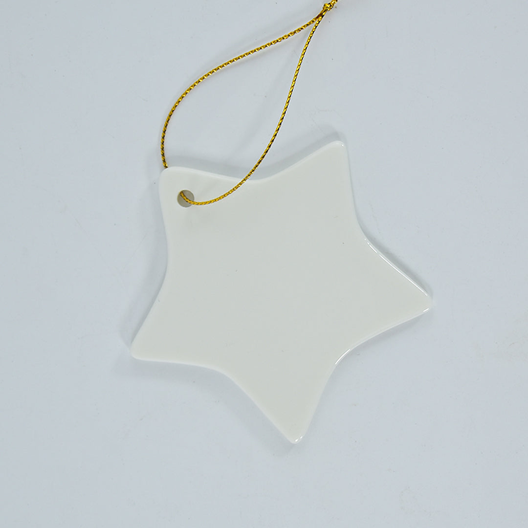 RTS USA warehouse sublimation ceramic ornaments