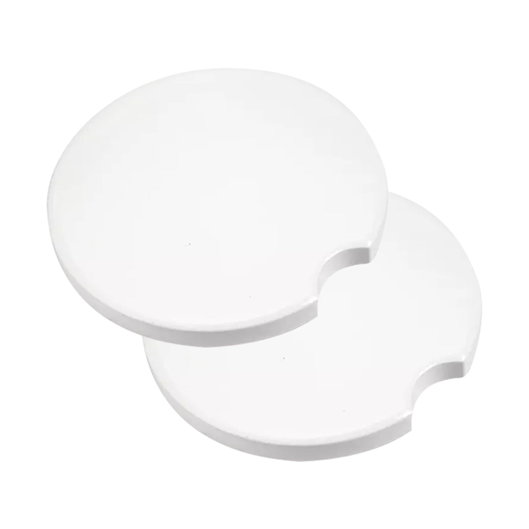 RTS USA warehouse 2.6 in sublimation ceramic car coaster