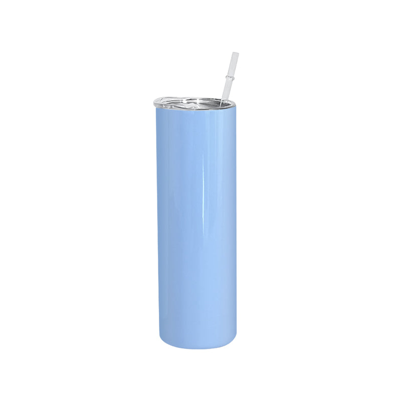 RTS USA warehouse 20oz colorful sublimation blanks straight skinny tumblers
