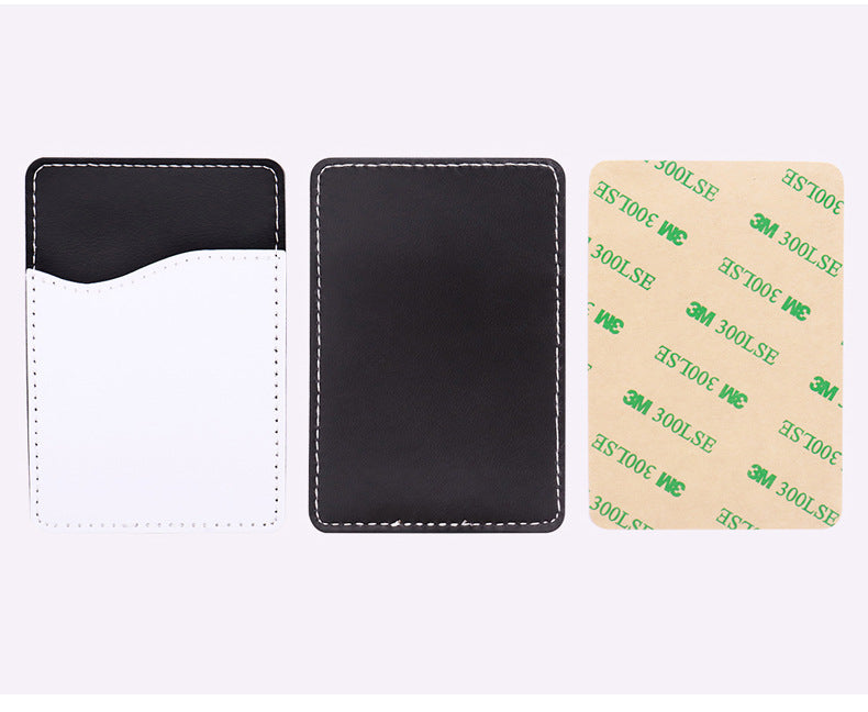 RTS USA Warehouse sublimation PU leather Card holder for Phone