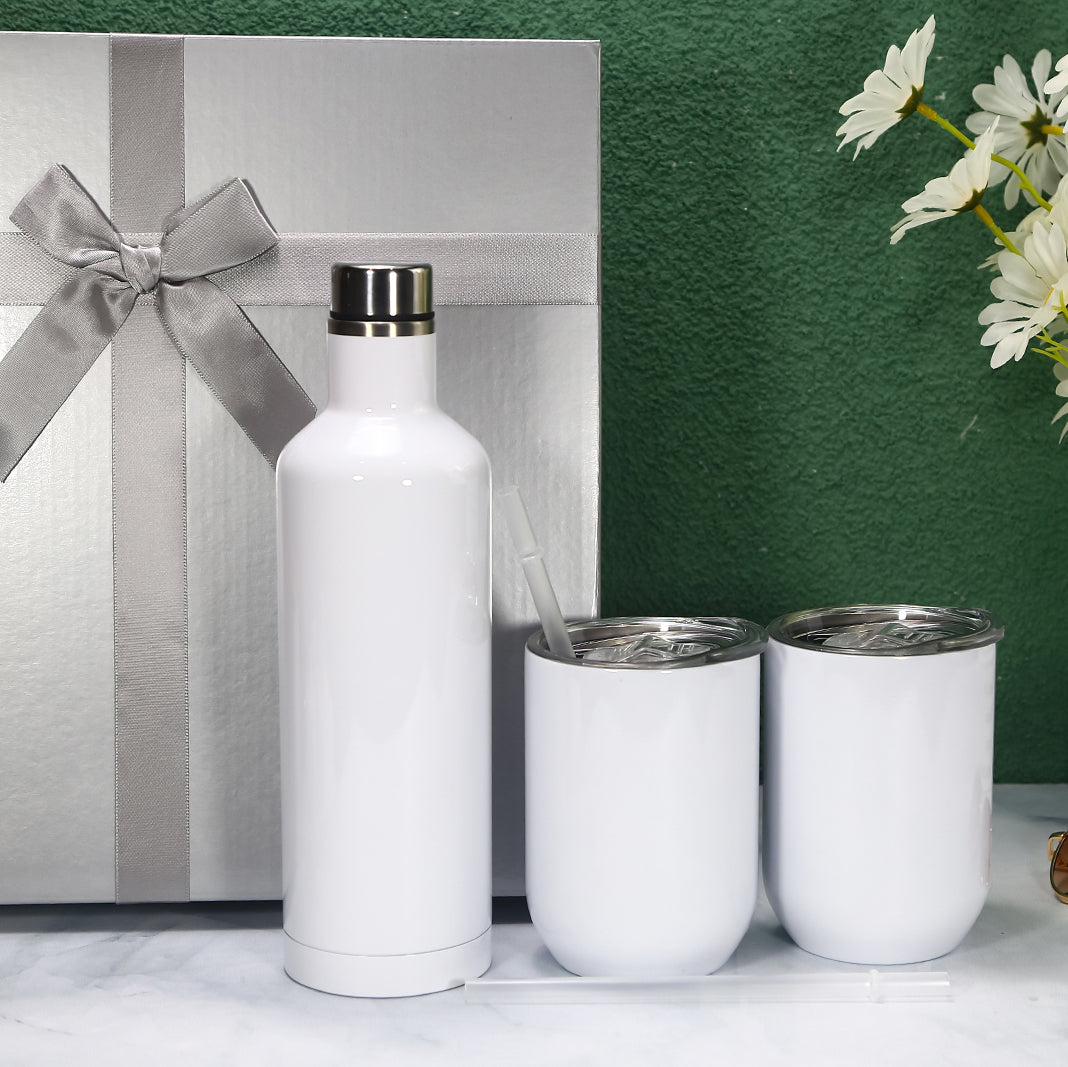 RTS USA Warehouse 500ml wine tumbler gift set