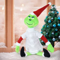 RTS US Warehouse Sublimation Christmas Grinch Plush Doll