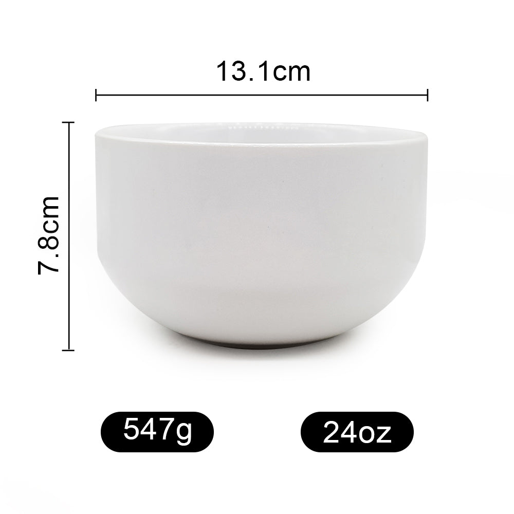 RTS USA warehouse 24oz sublimation ceramics bowl