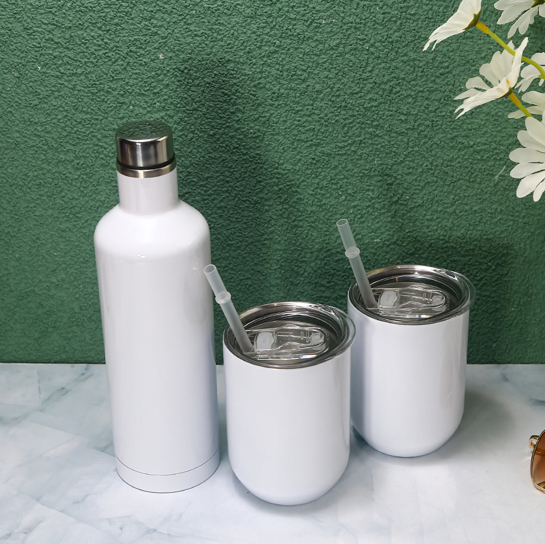 RTS USA Warehouse 500ml wine tumbler gift set