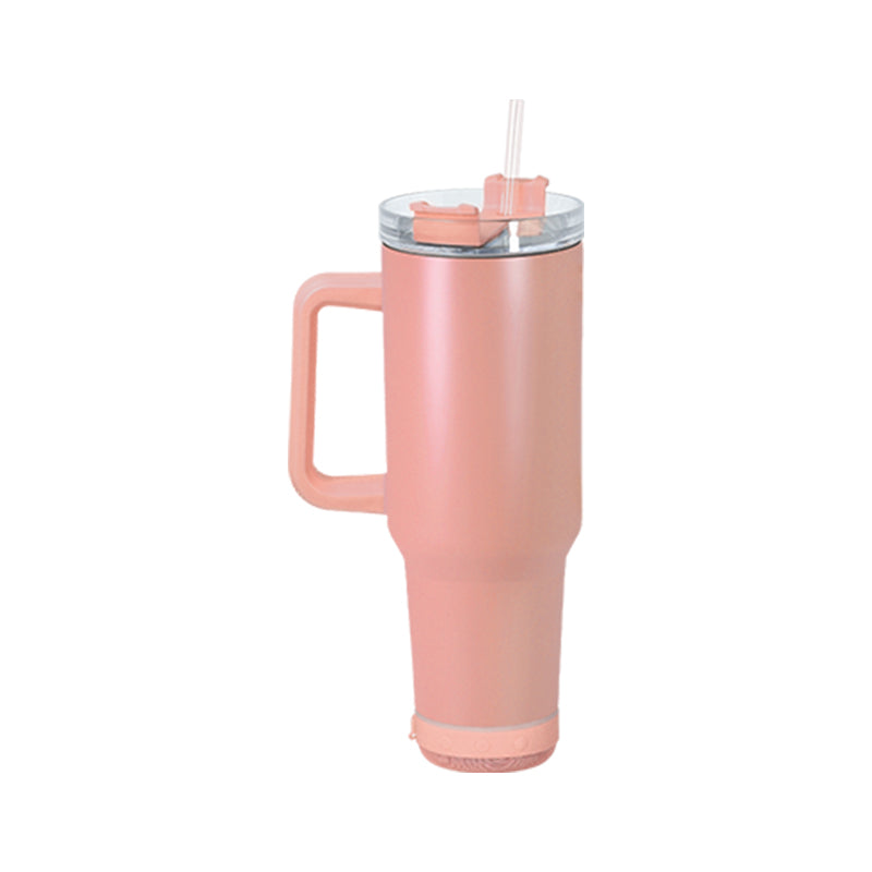 RTS USA Warehouse 40OZ matte colorful sublimation Speaker Tumbler with Handle