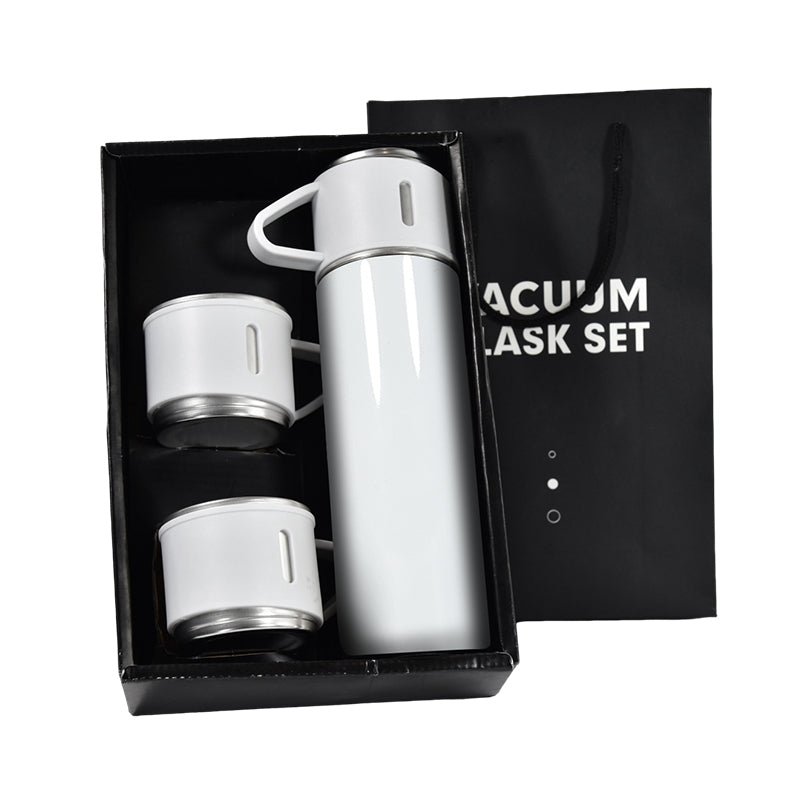 RTS USA warehouse 17oz sublimation Flask Set 1 bottle + 3 lids with handle