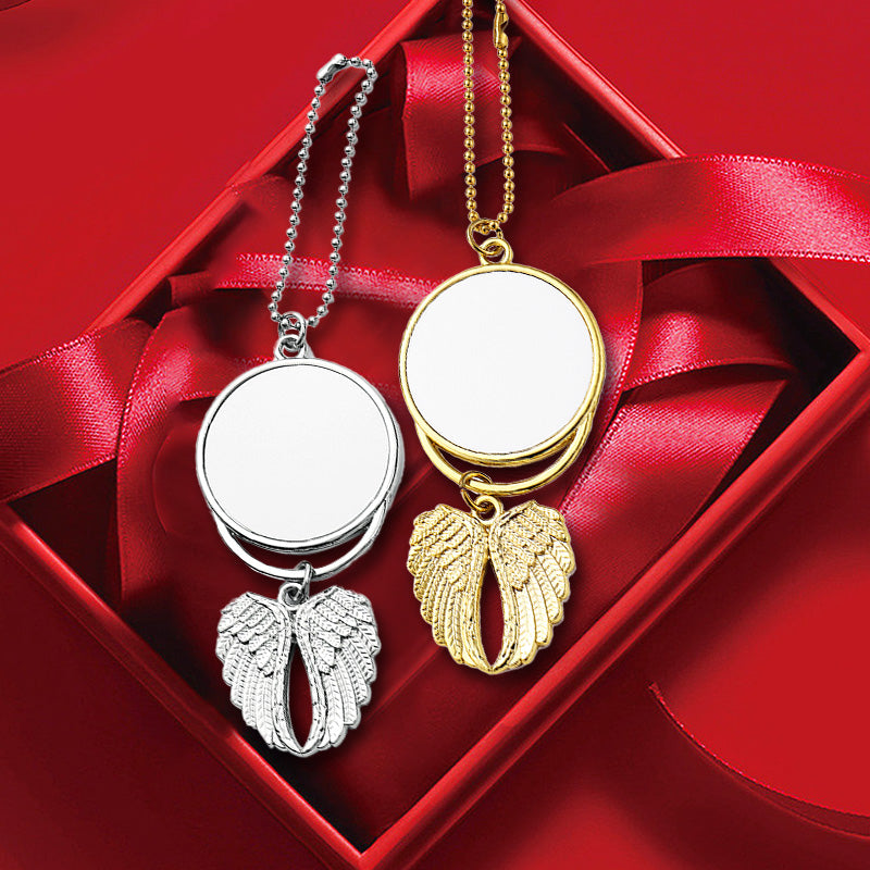 RTS US Warehouse Sublimation KeyChain/Necklace
