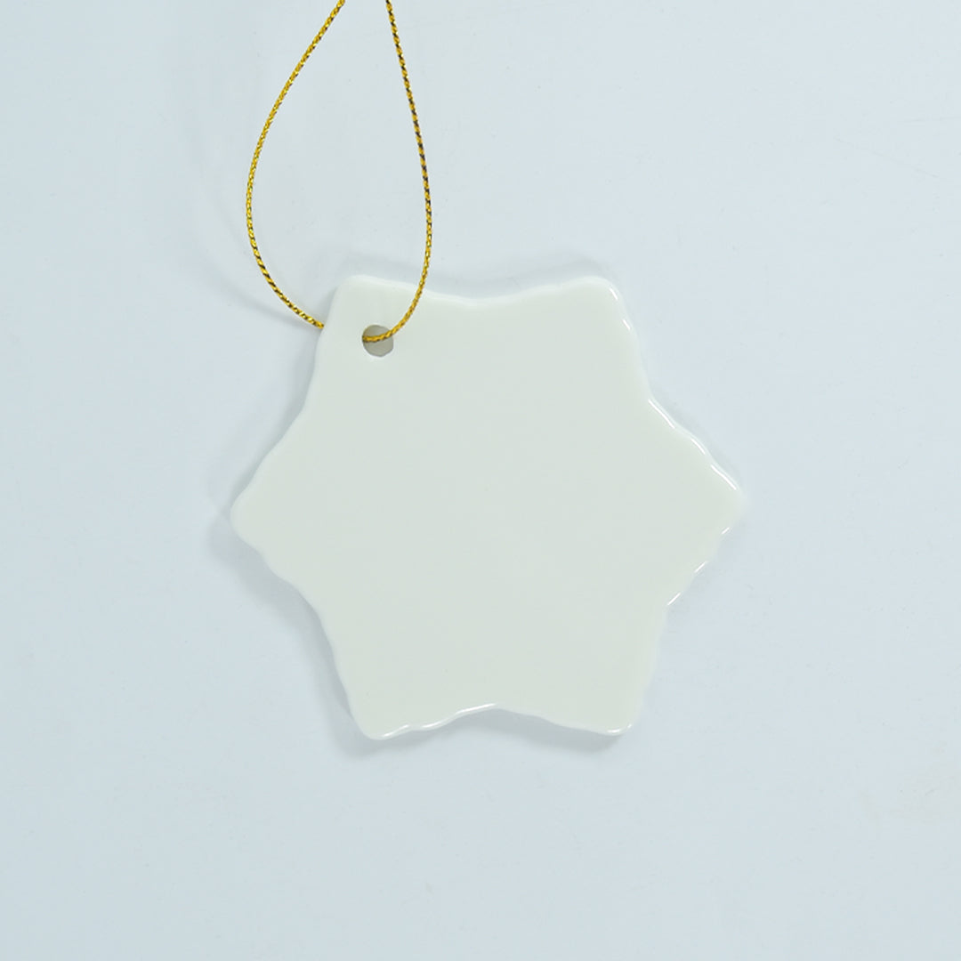 RTS USA warehouse sublimation ceramic ornaments