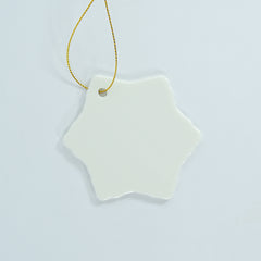 RTS USA warehouse sublimation ceramic ornaments