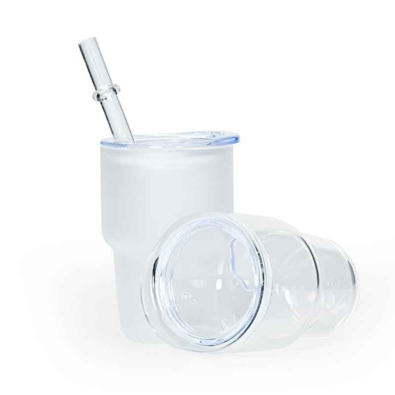 RTS USA warehouse 3oz Clear/Frosted sublimation mini tumblers/shot glasses
