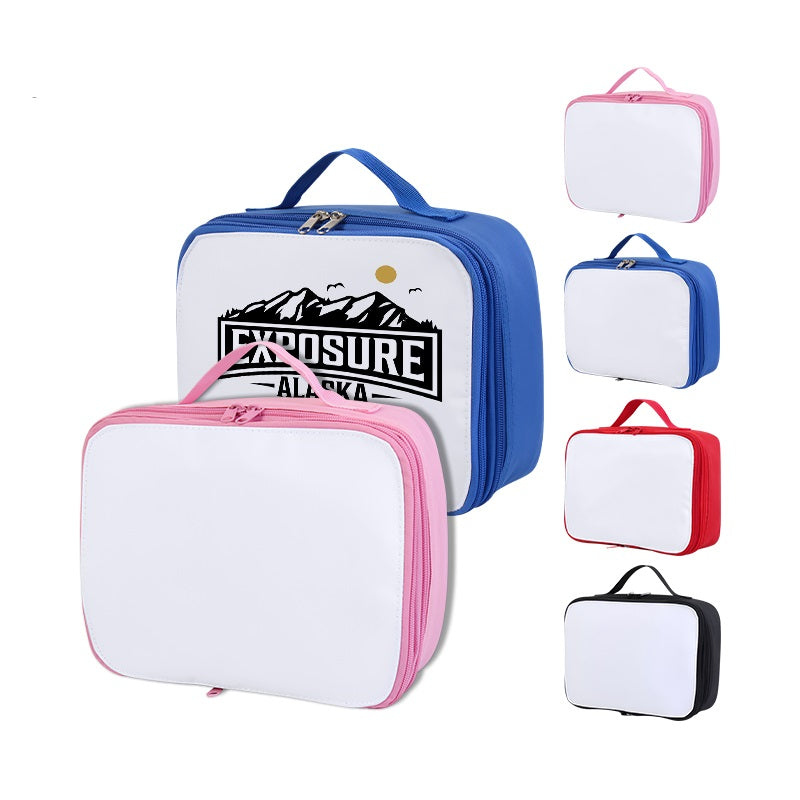 RTS US Warehouse 10.23*7.87*3.54 in Sublimation lunch bag,mixed colors