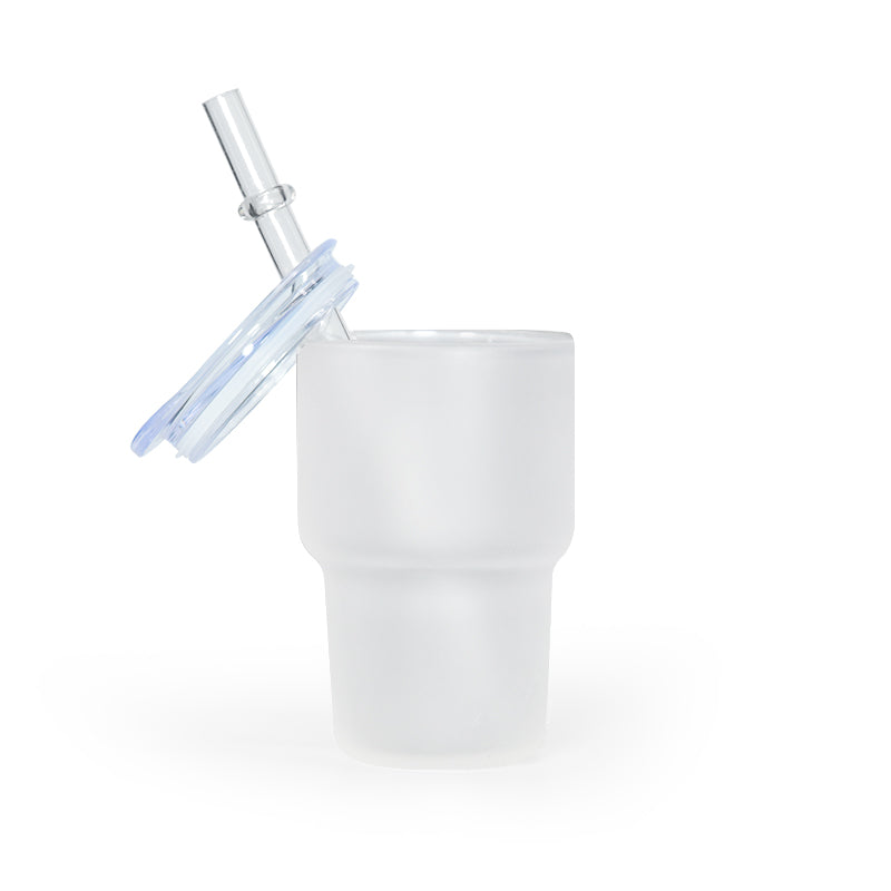 RTS USA warehouse 3oz Clear/Frosted sublimation mini tumblers/shot glasses