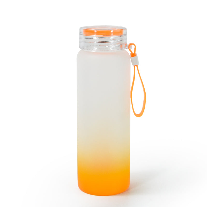 RTS USA warehouse 500ml/17oz sublimation glass water bottle mix color