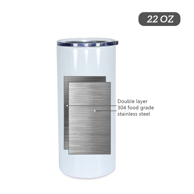 RTS USA warehouse 22oz fatty sublimation tumbler
