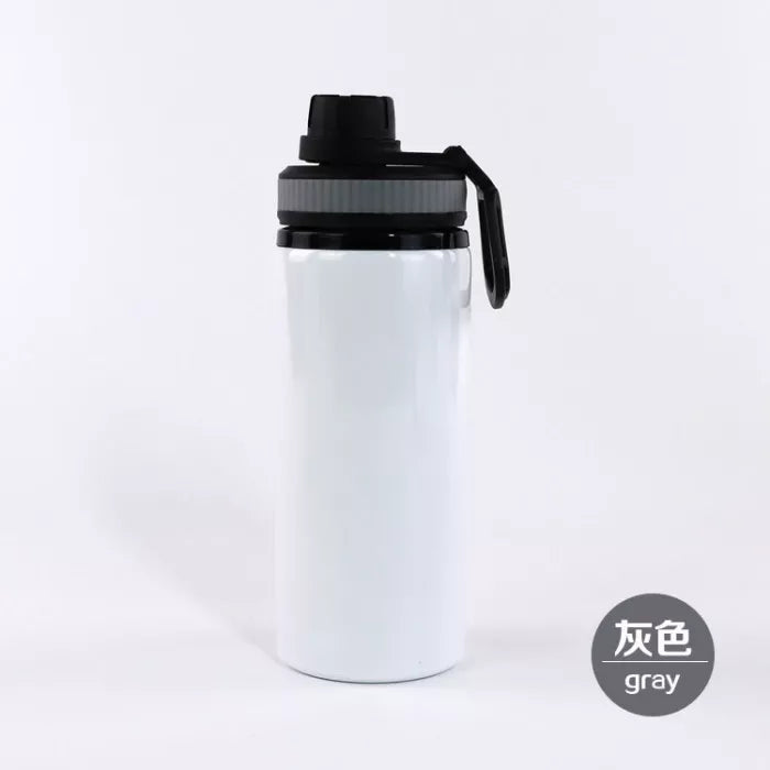 RTS USA warehouse 20oz sublimation aluminium water bottle,mixed colors lids