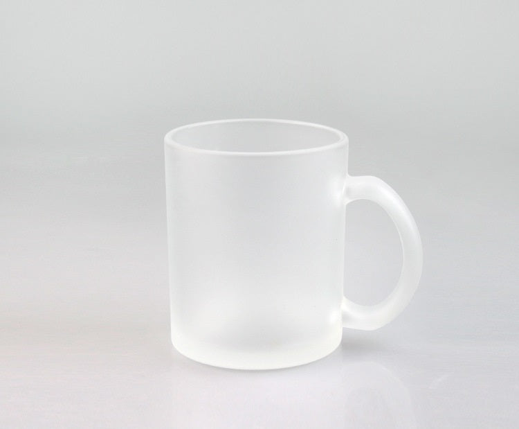 RTS USA warehouse 11oz frosted sublimation glass mugs