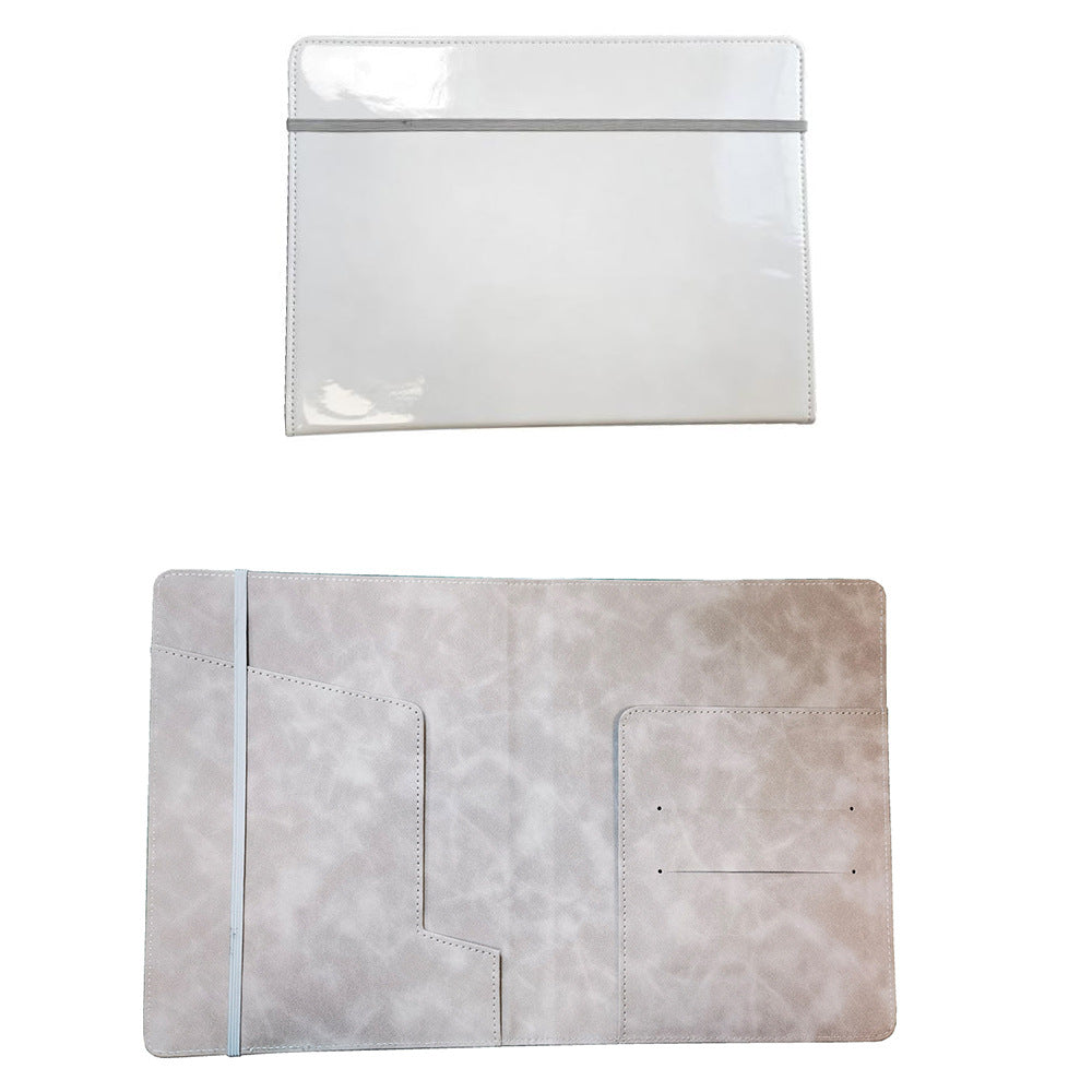 50pack RTS CHINA PU Cover for Sublimation Order Book Double-Sided Blank PU Magazine Holder