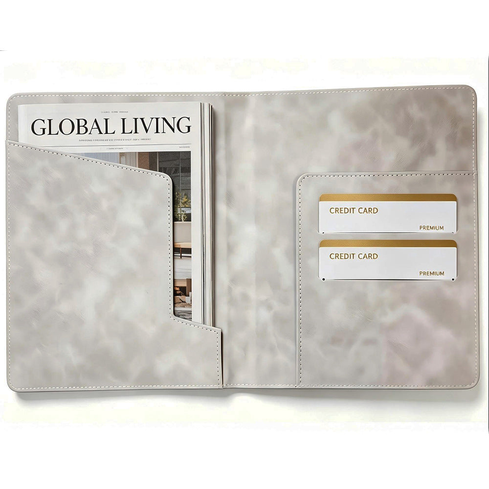 50pack RTS CHINA PU Cover for Sublimation Order Book Double-Sided Blank PU Magazine Holder