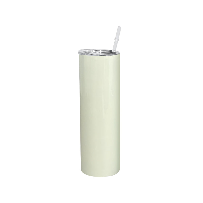 RTS USA warehouse 20oz colorful sublimation blanks straight skinny tumblers