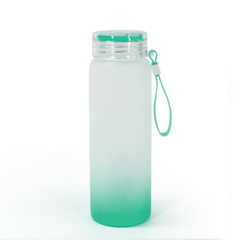 RTS USA warehouse 500ml/17oz sublimation glass water bottle mix color