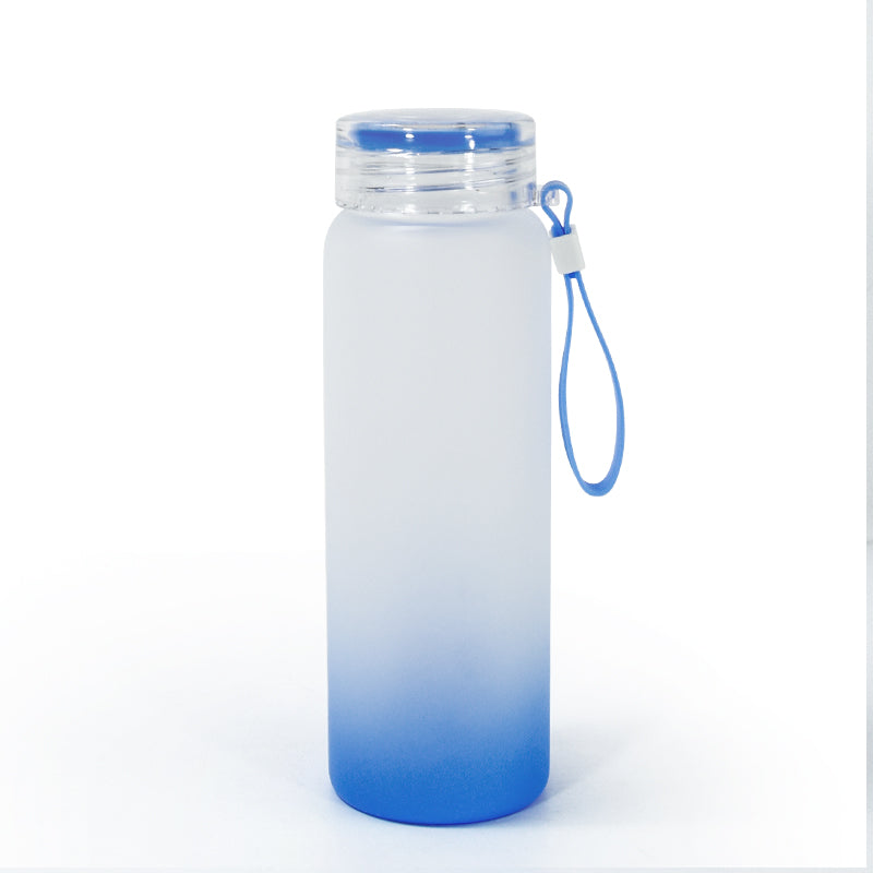 RTS USA warehouse 500ml/17oz sublimation glass water bottle mix color